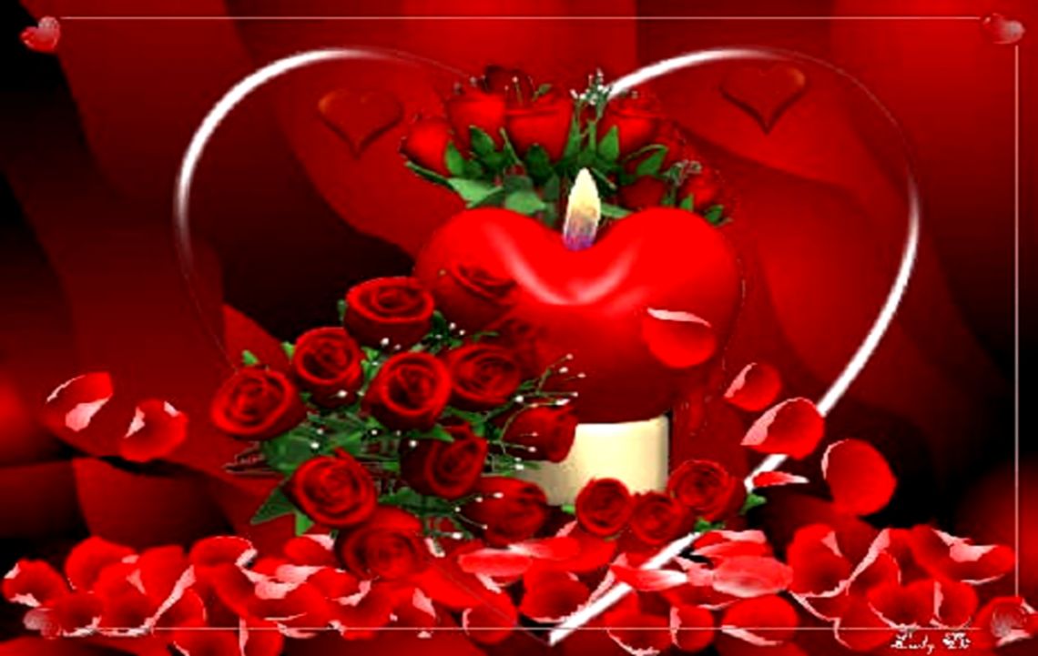 Knumathise Red Rose Love Heart Images - Good Night Gift Love - HD Wallpaper 