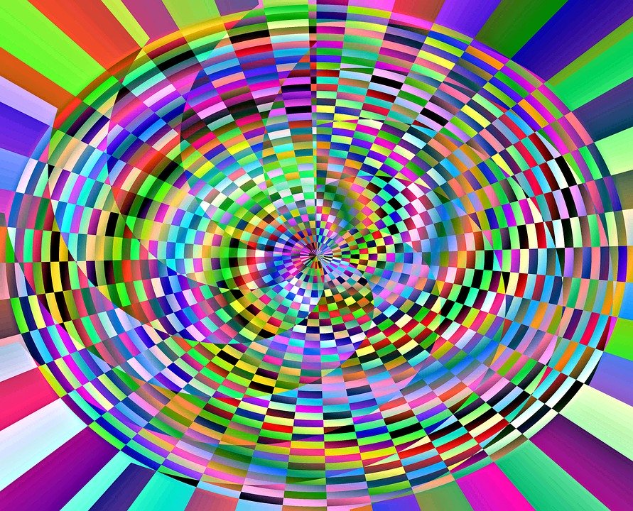 Perspective 3d, Wallpaper, Swirling Circles, Abstract - Circle - HD Wallpaper 