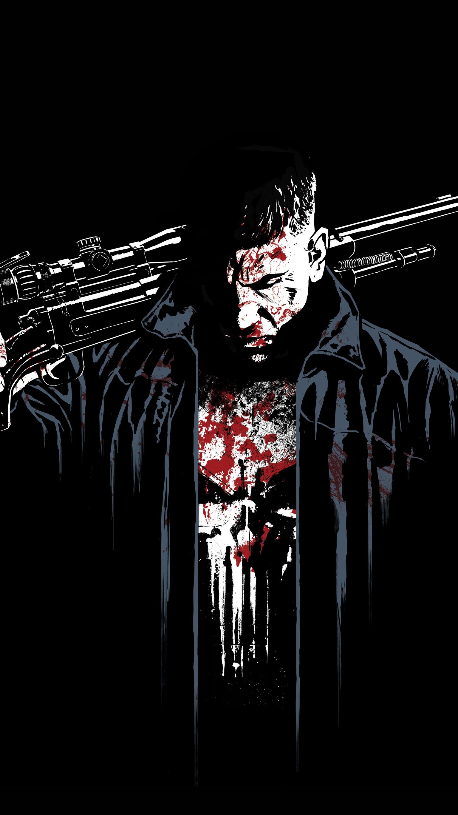 1536x2732, Wallpaper For Marvel S The Punisher - Punisher Android Wallpaper Hd - HD Wallpaper 