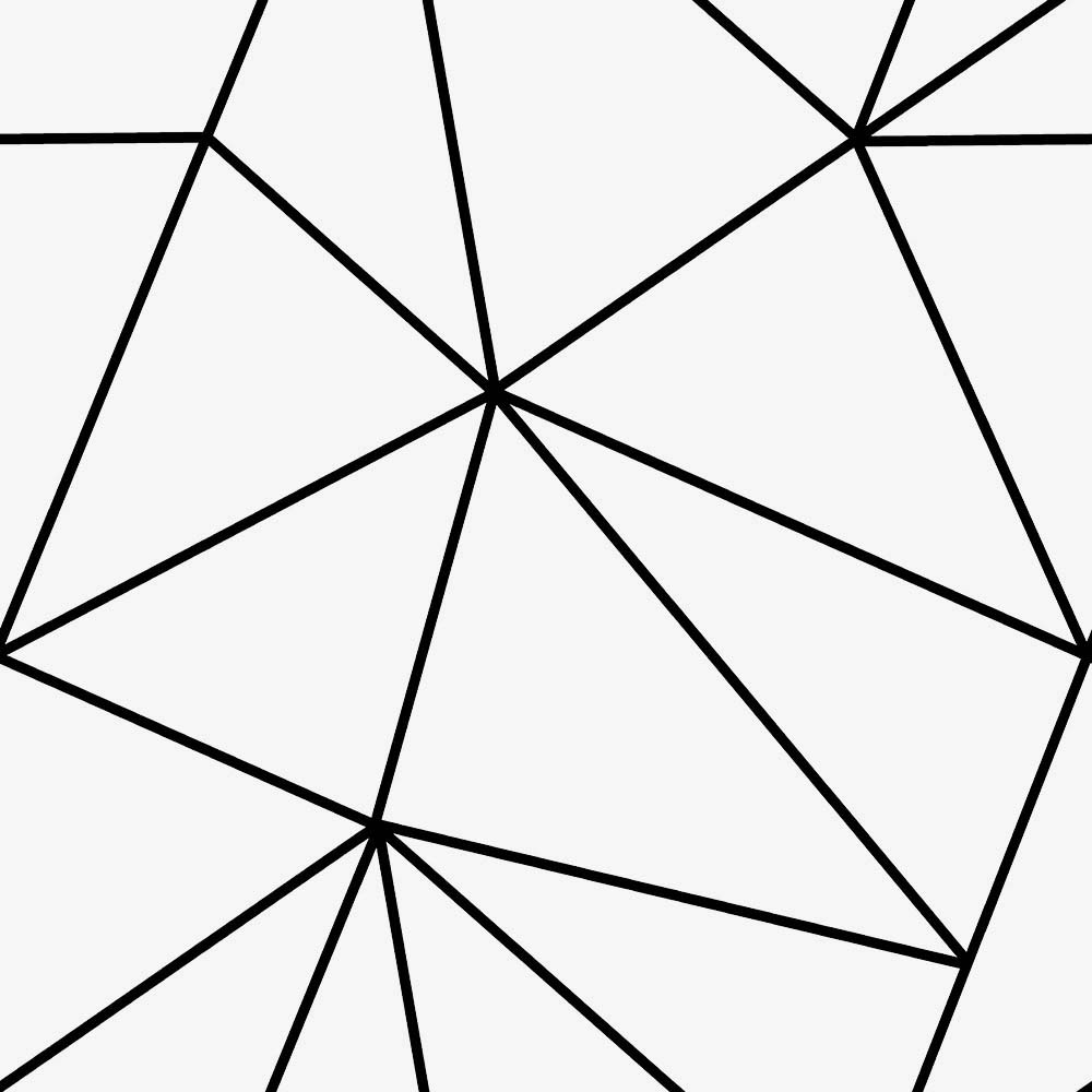 Geometric Wallpaper Black And White - HD Wallpaper 