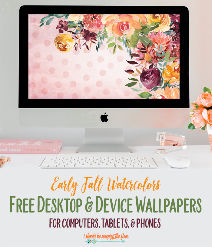 September Desktop Wallpaper - Watercolor Fall Wallpaper Desktop - HD Wallpaper 