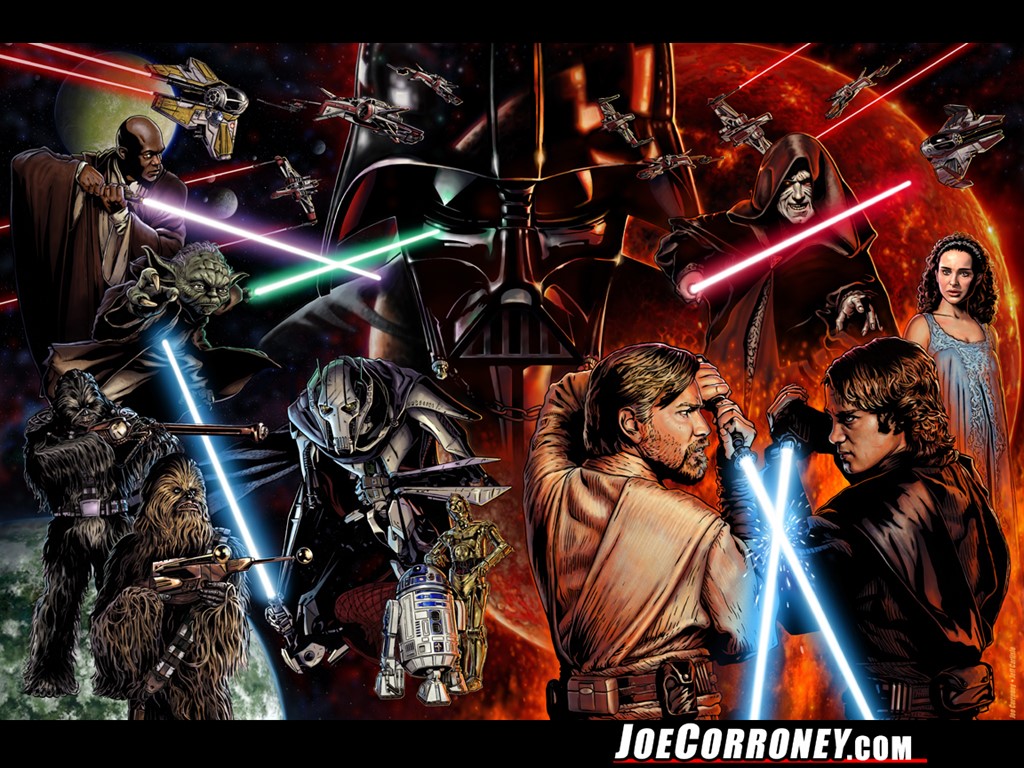 Star Wars Saga Wallpapers - Star Wars Epic Poster - HD Wallpaper 