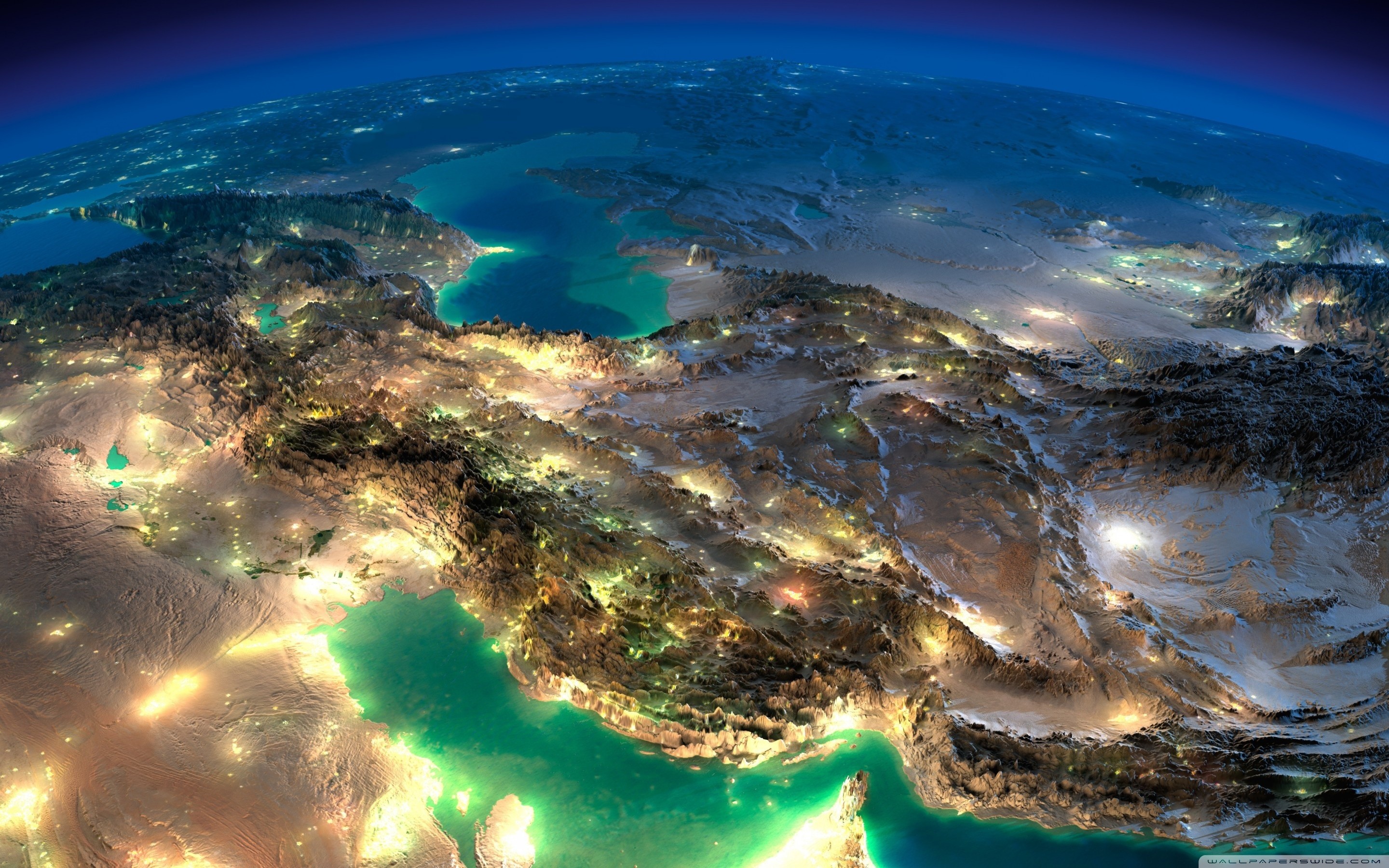 2880x1800, Very Nice Satellite Images Of Iran Hd Wide - Hd Wallpaper Desktop - HD Wallpaper 