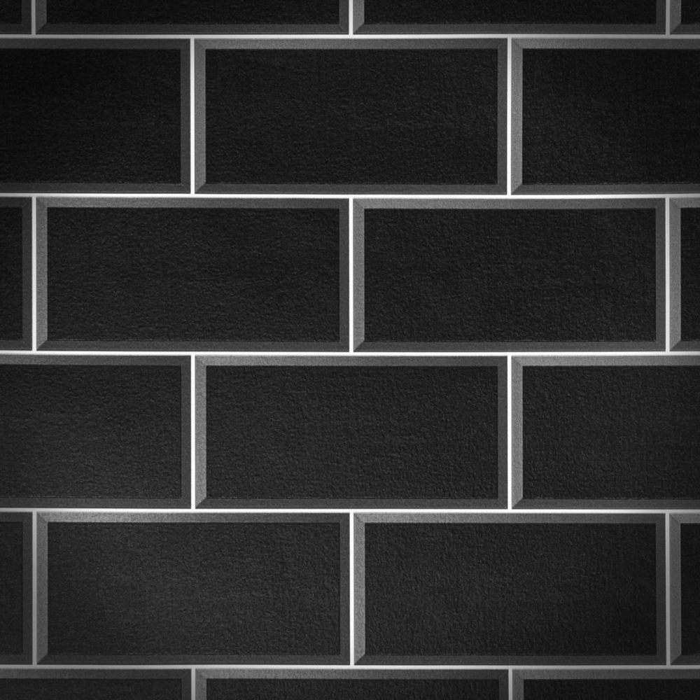 Black Brick Tile - HD Wallpaper 