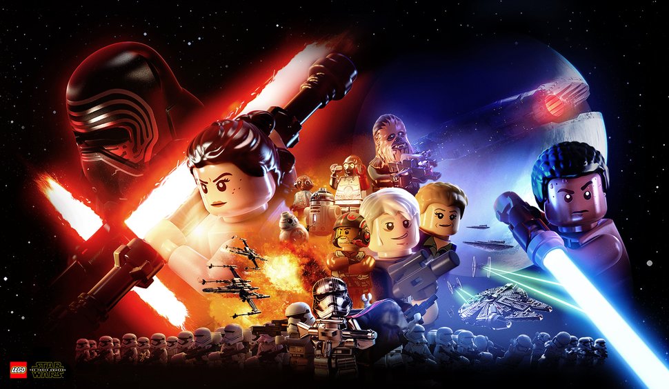 Lego Star Wars The Force Awakens - HD Wallpaper 