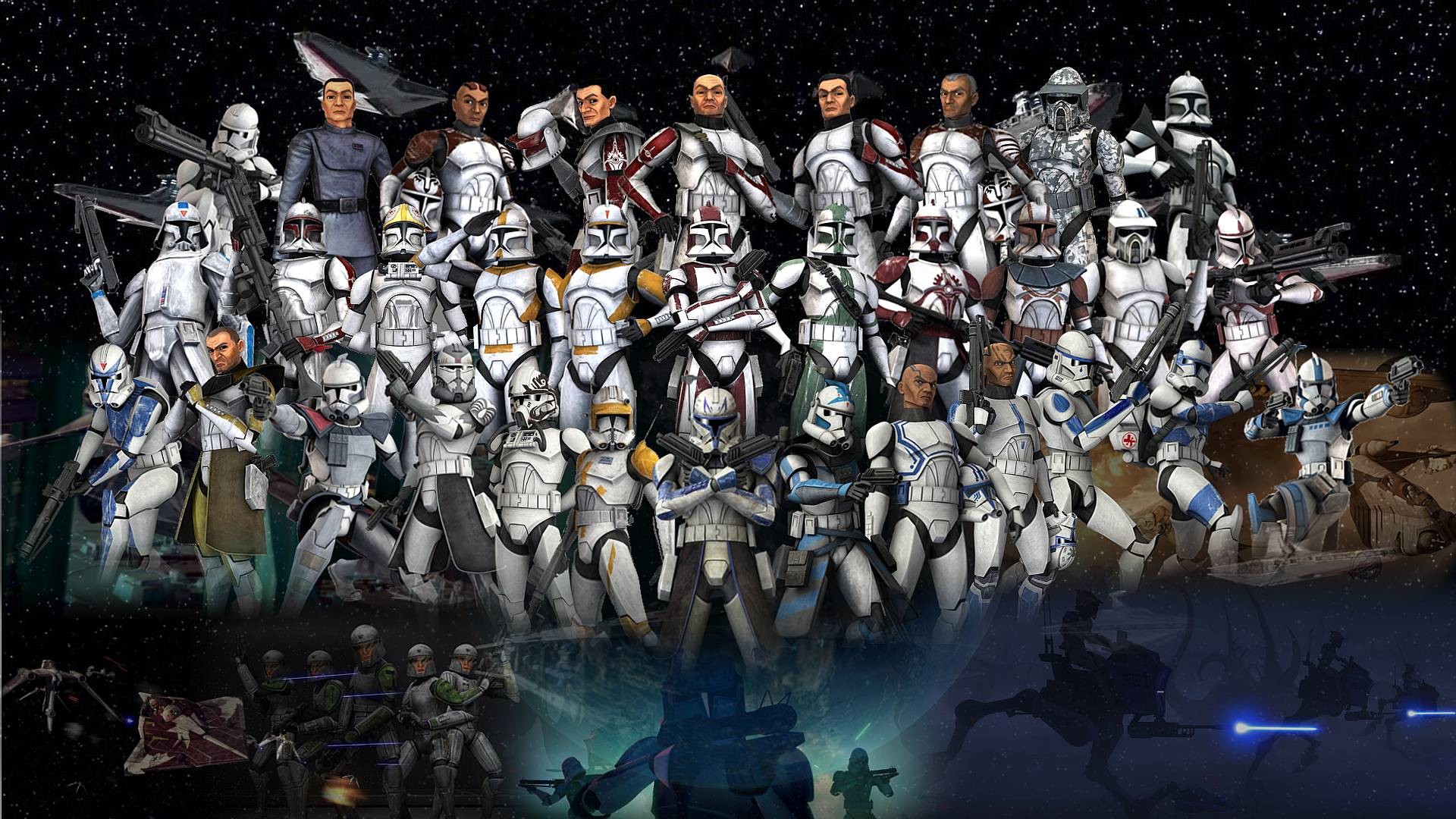 1920x1080, Star Wars The Clone Wars Wallpaper - Star Wars Background Clone Wars - HD Wallpaper 