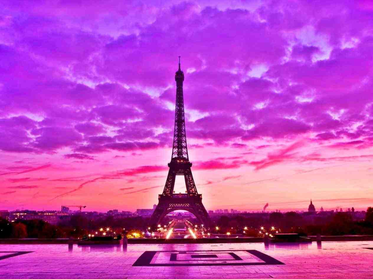 Paris Wallpaper Background On Wallpaper Hd 1264 X 948 - Paris Wallpaper Eiffel Towers - HD Wallpaper 