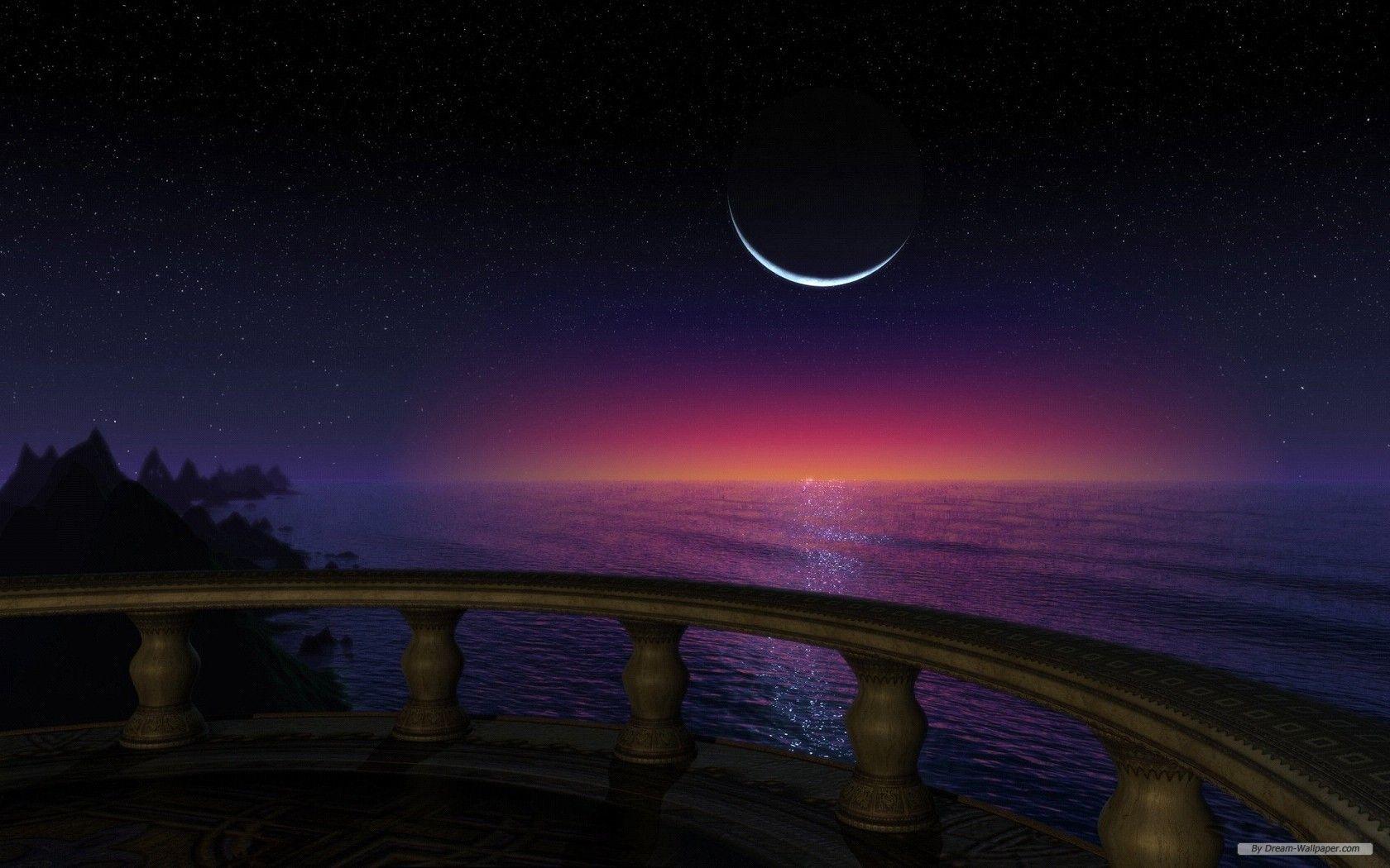 Free Wallpapers - Moon - HD Wallpaper 