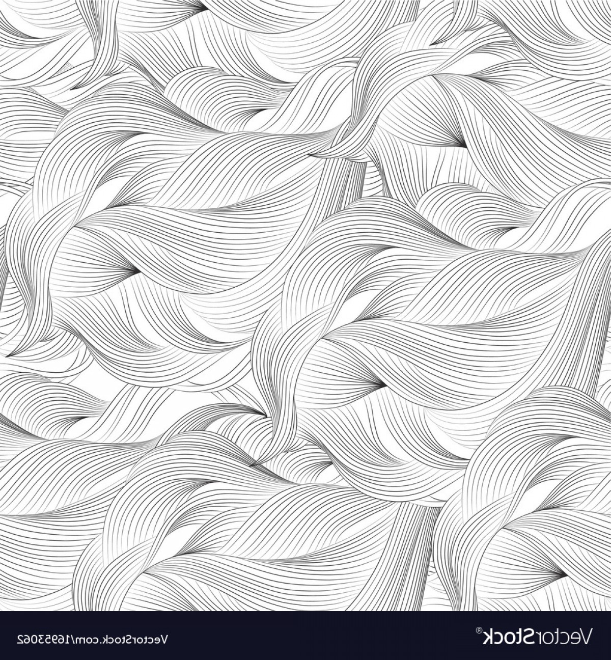 Abstract Cartoon Black White Background Wallpaper Vector - Black And White Background Design - HD Wallpaper 