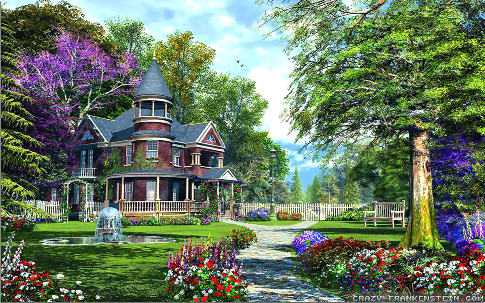 Garden Wallpaper For Pc - HD Wallpaper 
