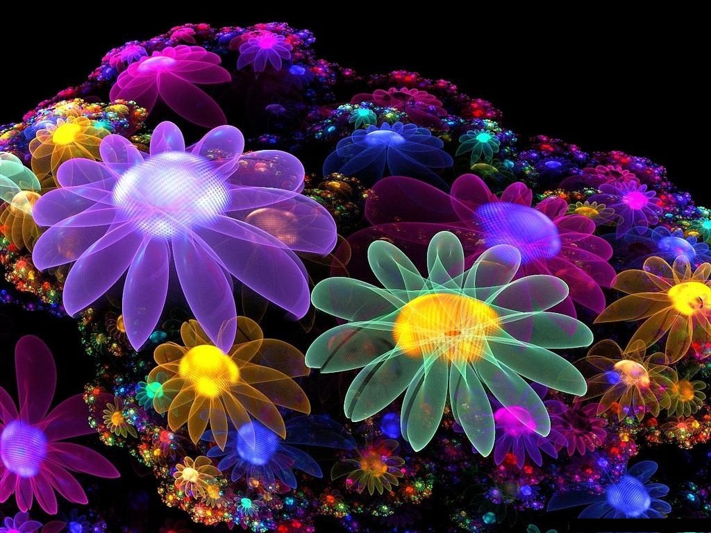 Happy Birthday 3d Flowers - HD Wallpaper 