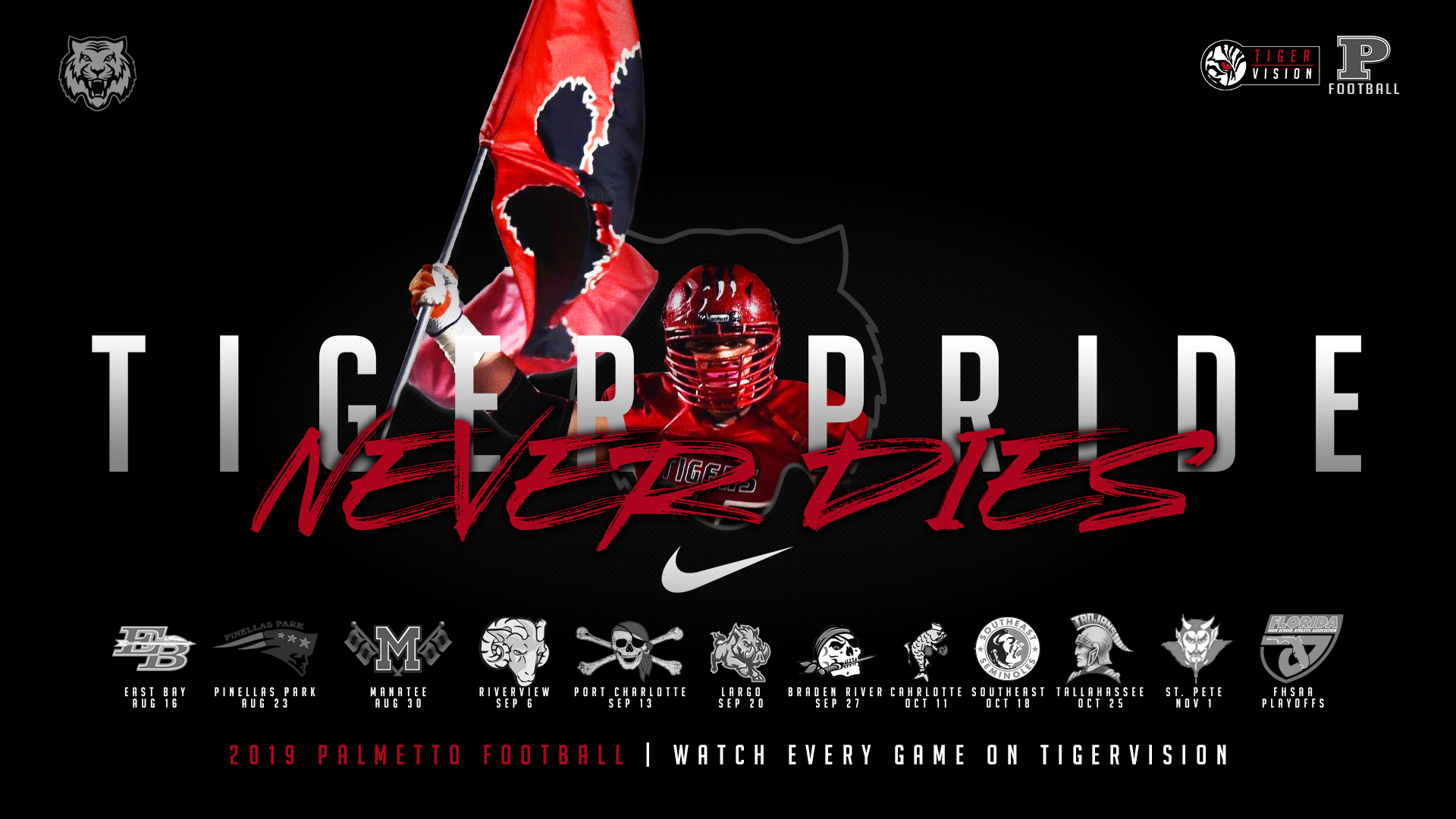 Palmetto High Tigers Logo - HD Wallpaper 