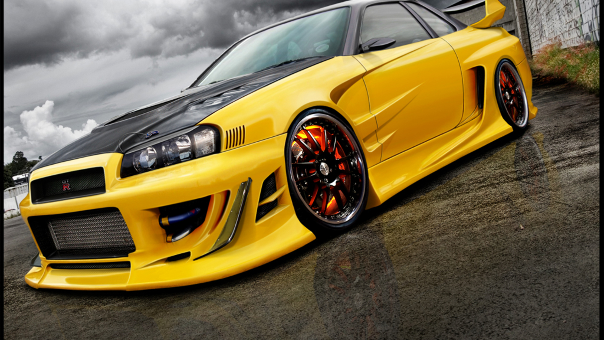 Nissan Skyline 1999 Tuning - HD Wallpaper 