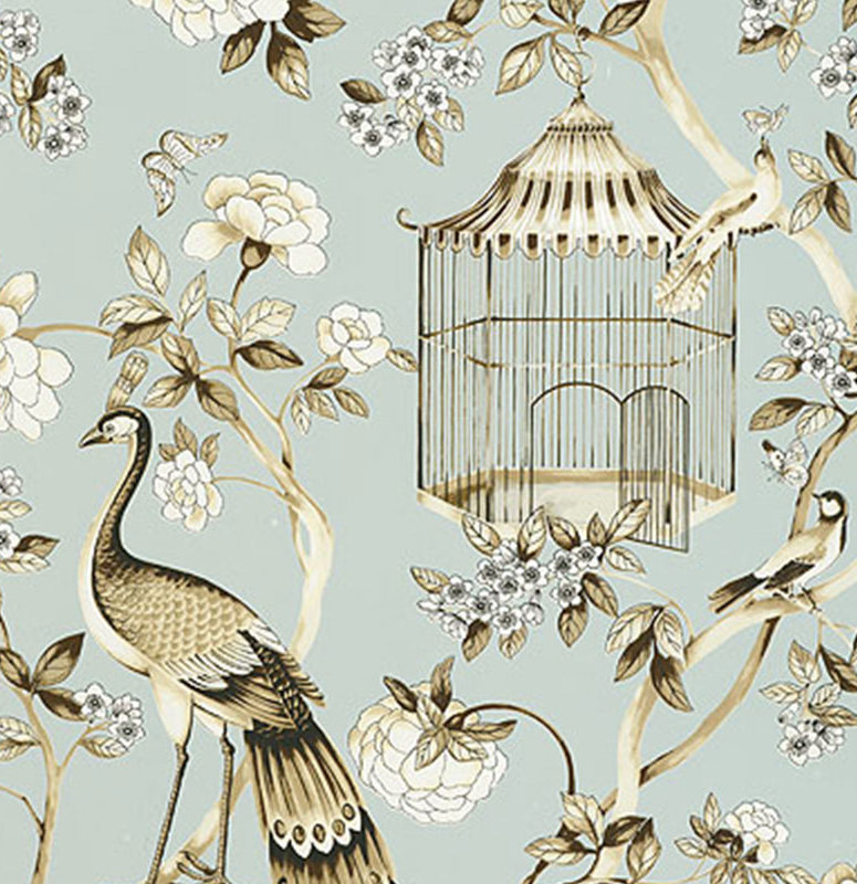 Bird Wallpaper Schumacher - HD Wallpaper 