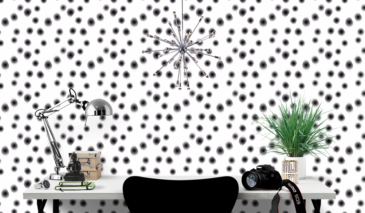 Polka Blot - Wall - HD Wallpaper 