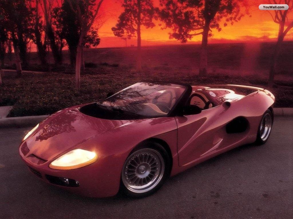 Red Sports Car Wallpaper - Bizzarrini Bz 2001 - HD Wallpaper 