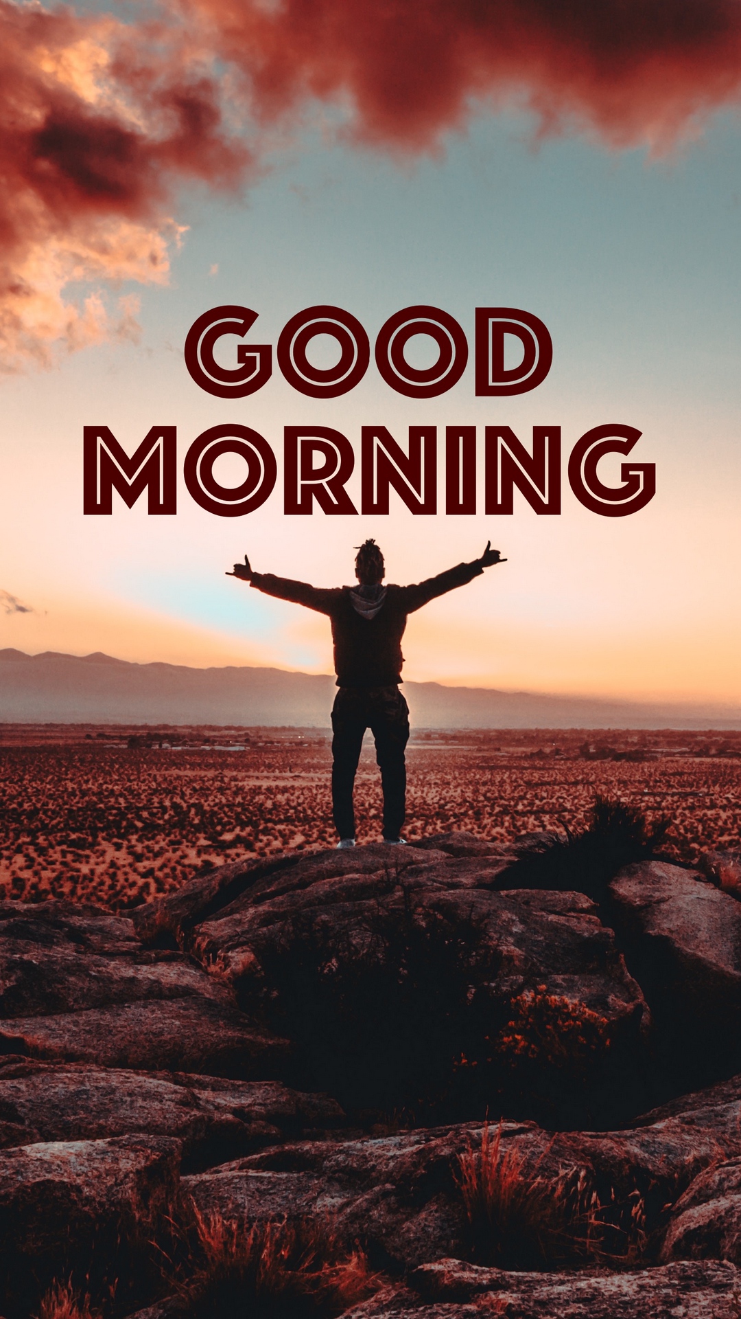 Wallpaper Good Morning, Morning, Inscription, Victory, - Iphone Wallpaper Good Mornings - HD Wallpaper 