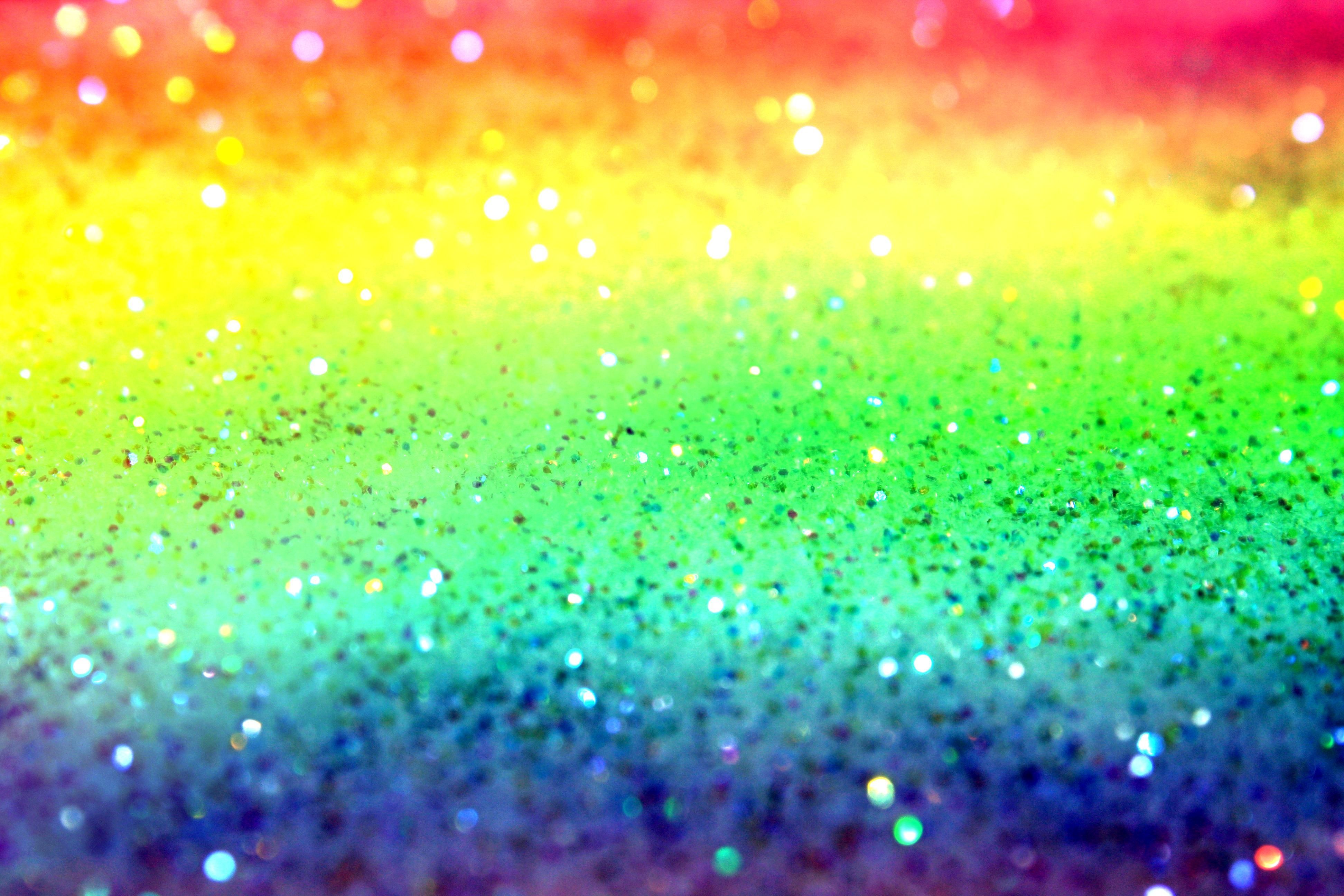 35 Rainbow Glitter Wallpapers - High Resolution Glitter Rainbow Background - HD Wallpaper 