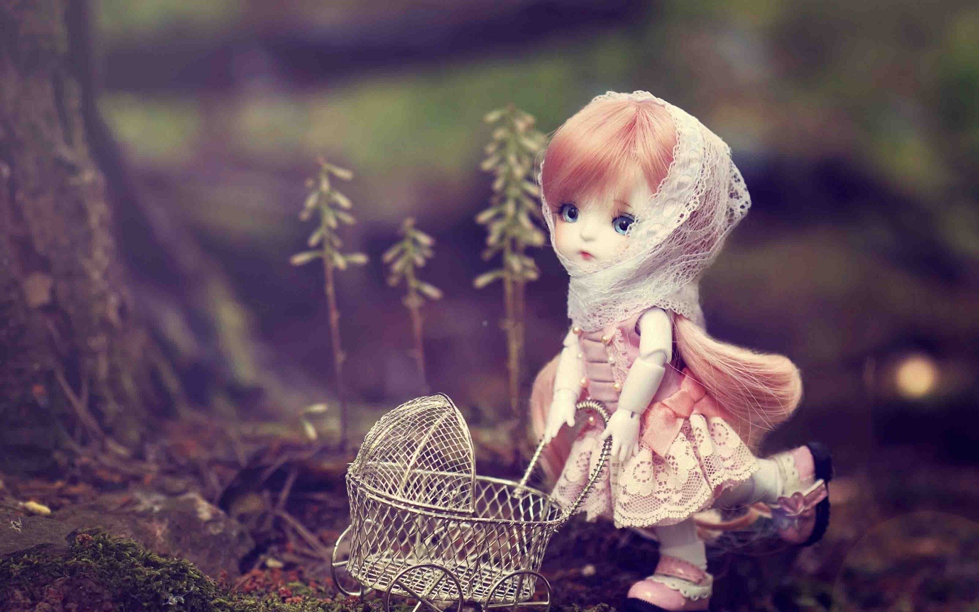 Sweet Little Cute Doll Wide Wallpaper 
 Data-src - Beautiful Cute Barbie Doll - HD Wallpaper 