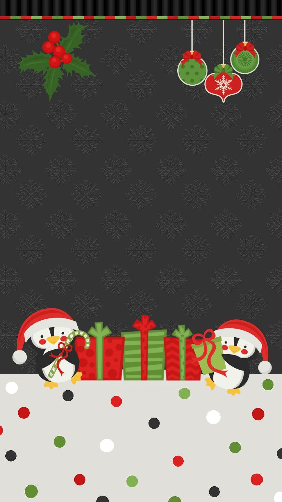 Penguin Christmas Wallpaper - Christmas Wallpaper Penguin - HD Wallpaper 