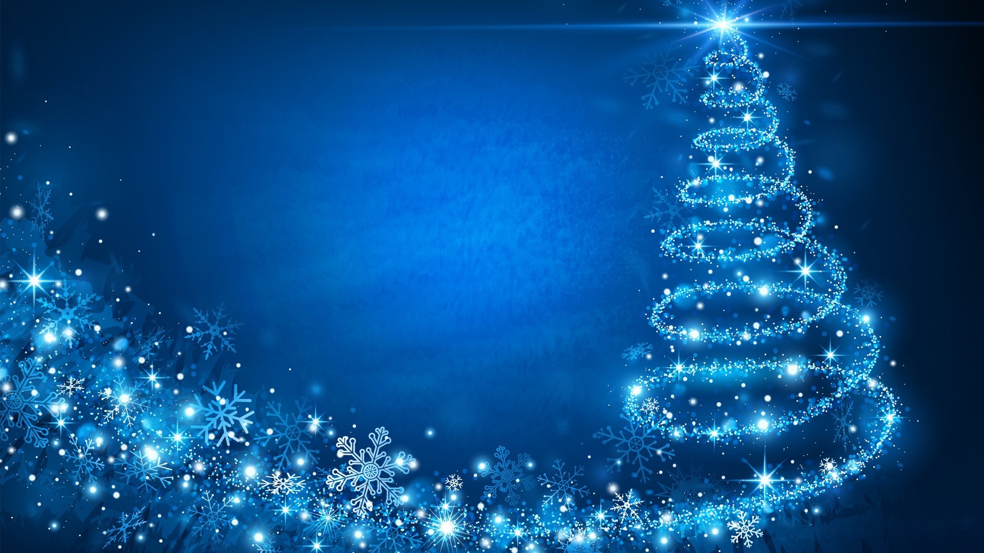 Blue Christmas Wallpaper Hd - HD Wallpaper 