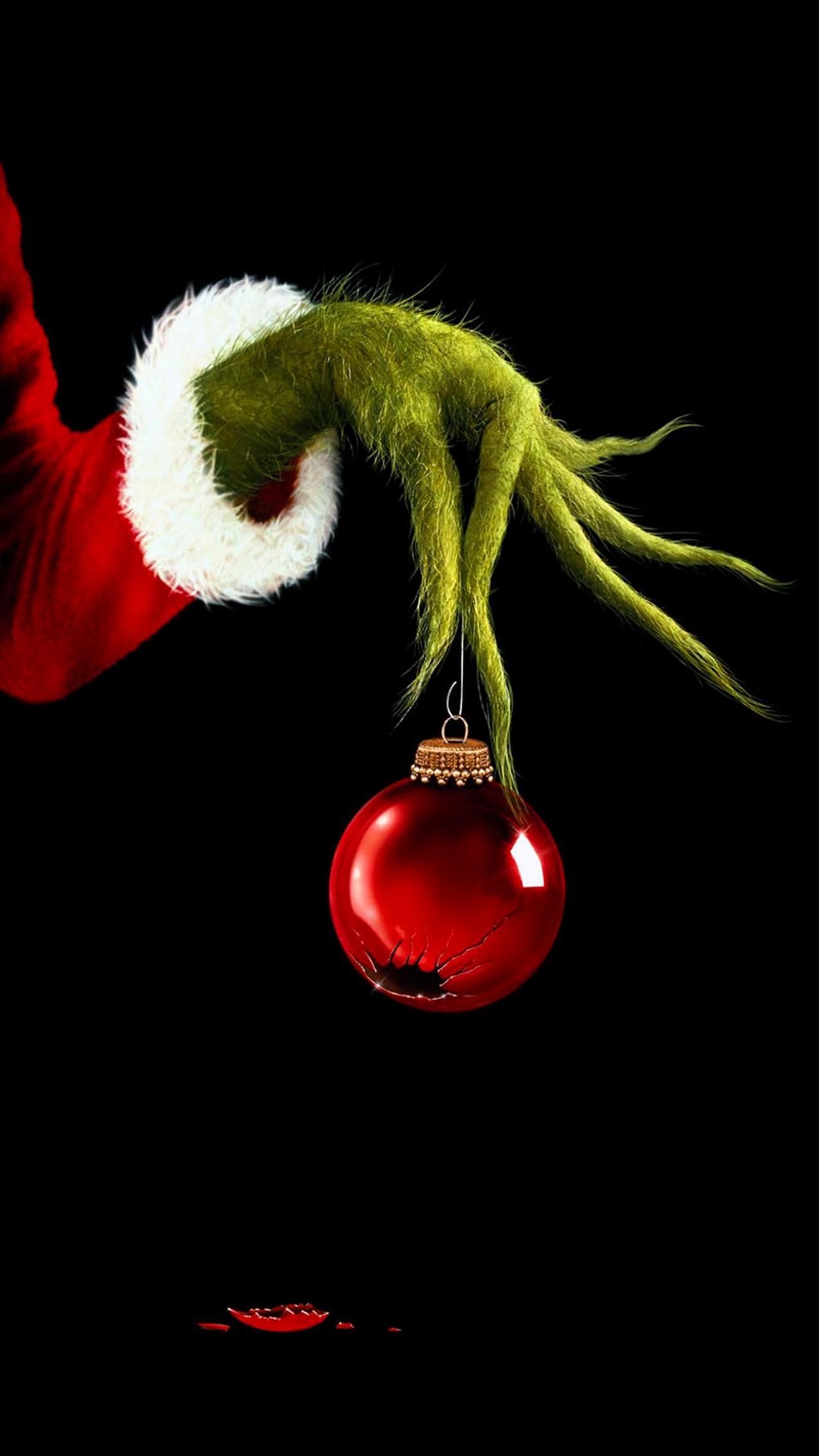 Christmas Iphone Wallpaper Grinch - HD Wallpaper 