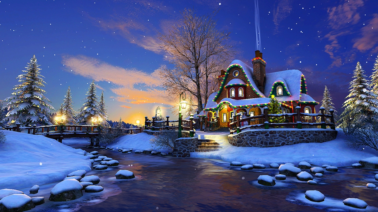 Christmas Live Wallpaper Hd - HD Wallpaper 