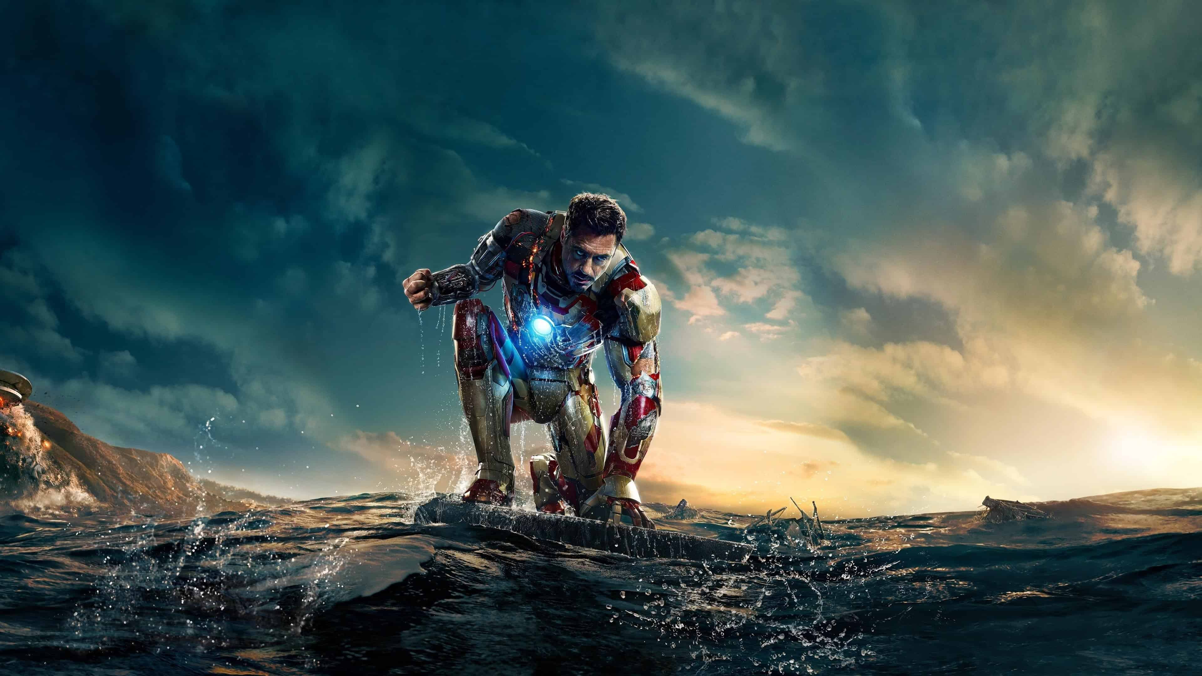 Iron Man 3 Tony Stark Uhd 4k Wallpaper - Iron Man - HD Wallpaper 