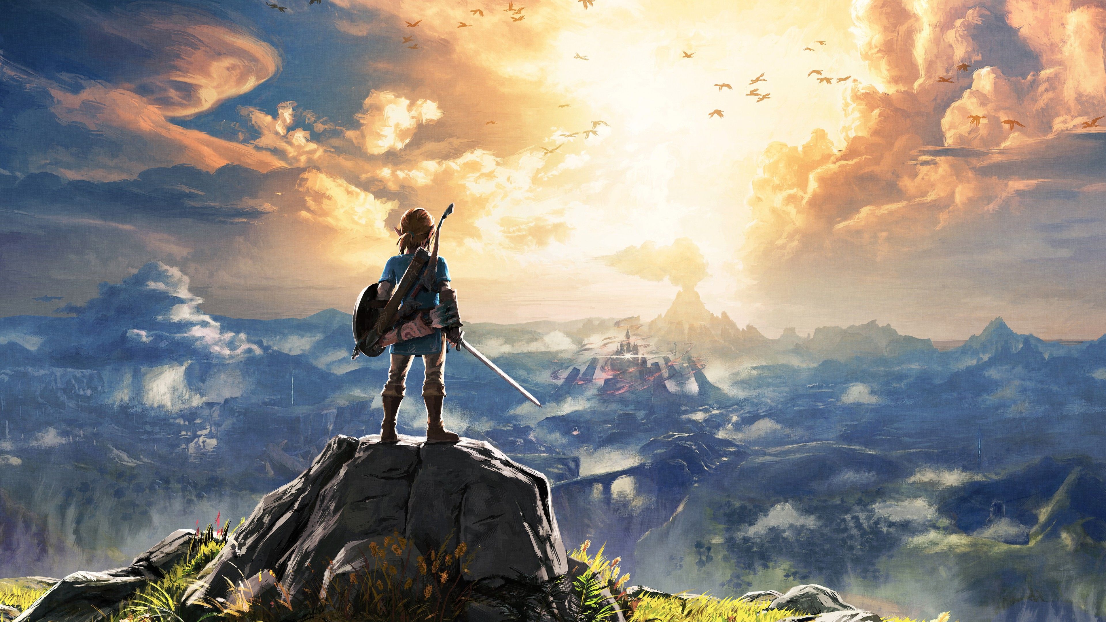 Legend Of Zelda Breath Of The Wild - HD Wallpaper 