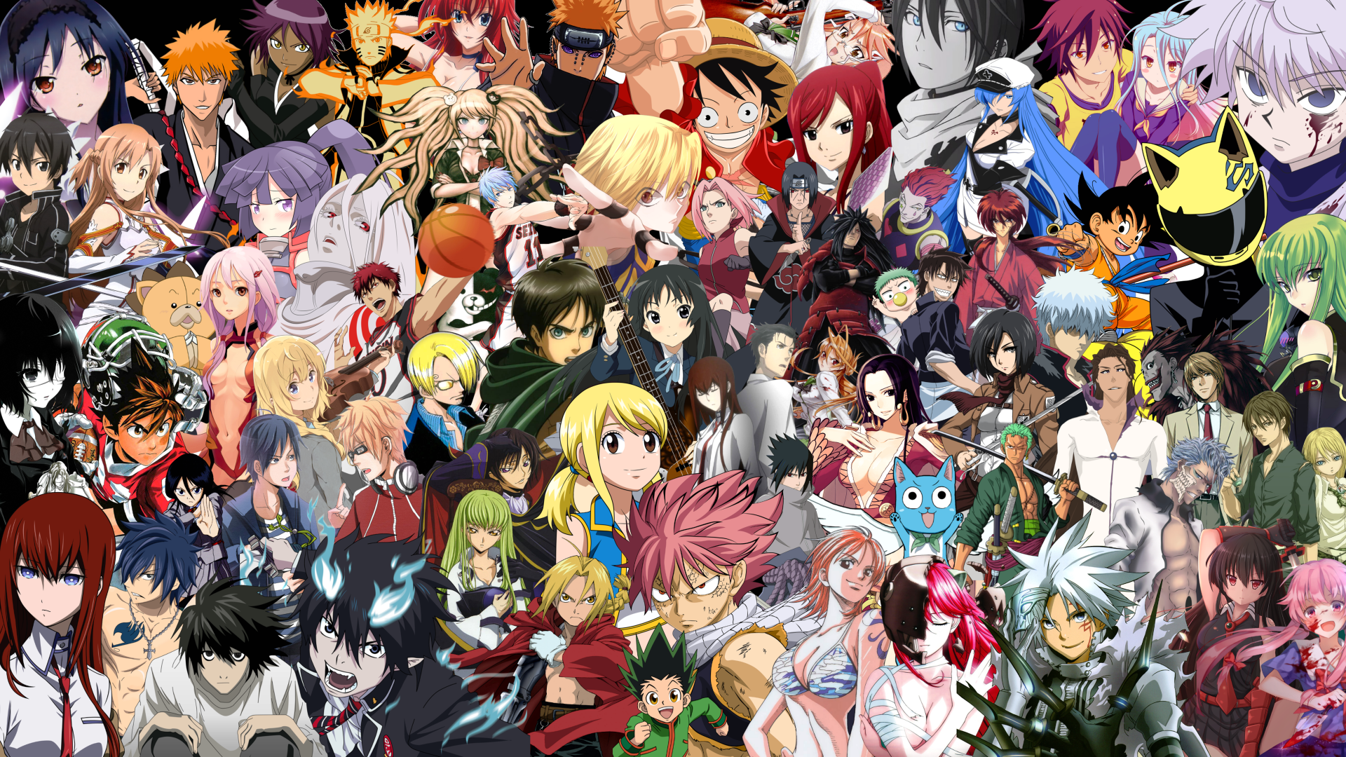 All Anime In One - 1920x1080 Wallpaper All Anime In One - 1920x1080 Wallpaper