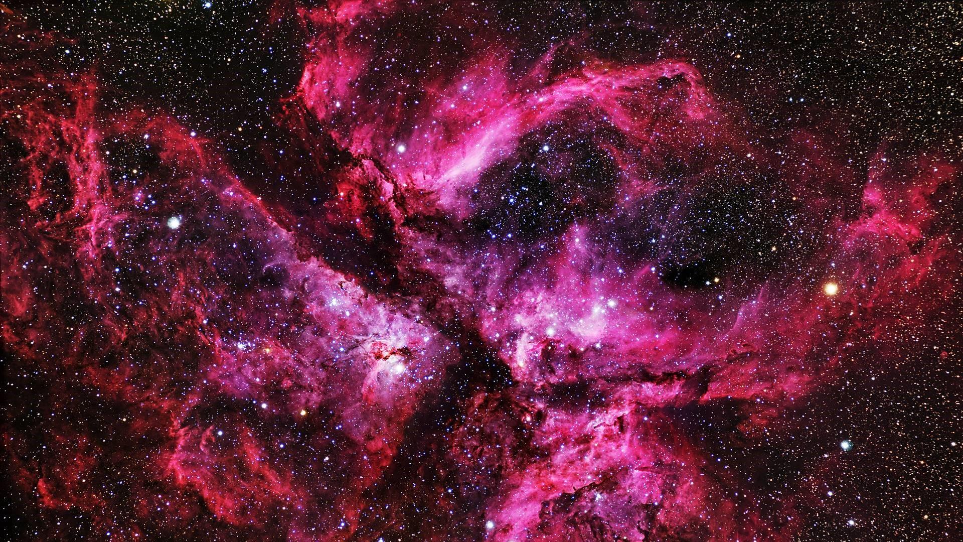 Pink Galaxy Wallpaper - Pink Galaxy Background Hd - HD Wallpaper 