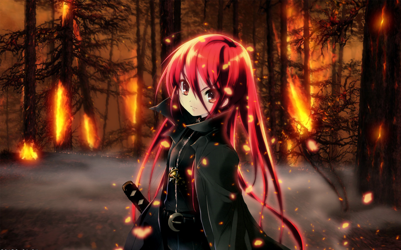 Chica De Fuego Anime - HD Wallpaper 