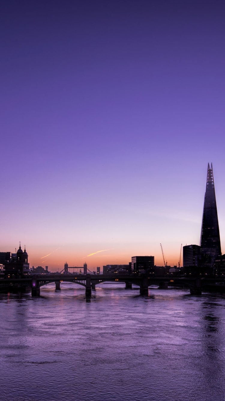 Sunset Over The Thames - Full Size Wallpaper Hd Download - HD Wallpaper 