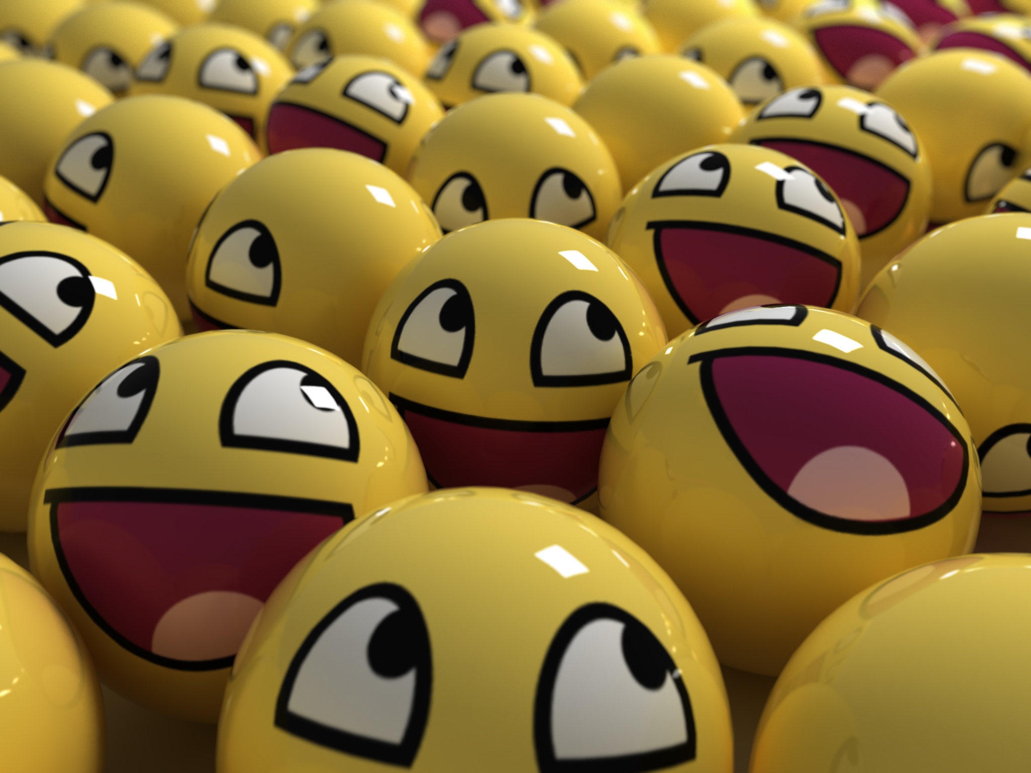 Smiley Face Background - HD Wallpaper 
