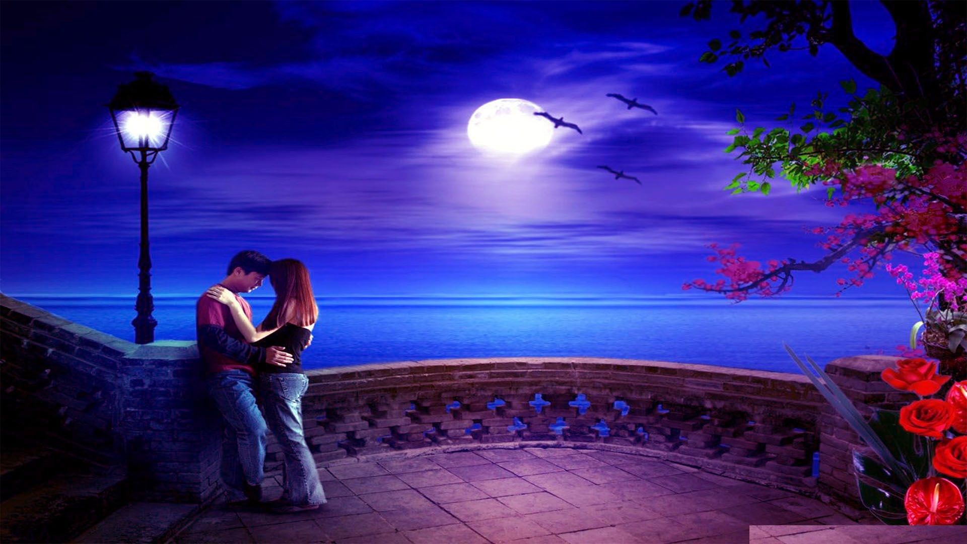 Romantic Love Hd Wallpapers - Romantic Love Background Hd - 1920x1080  Wallpaper 