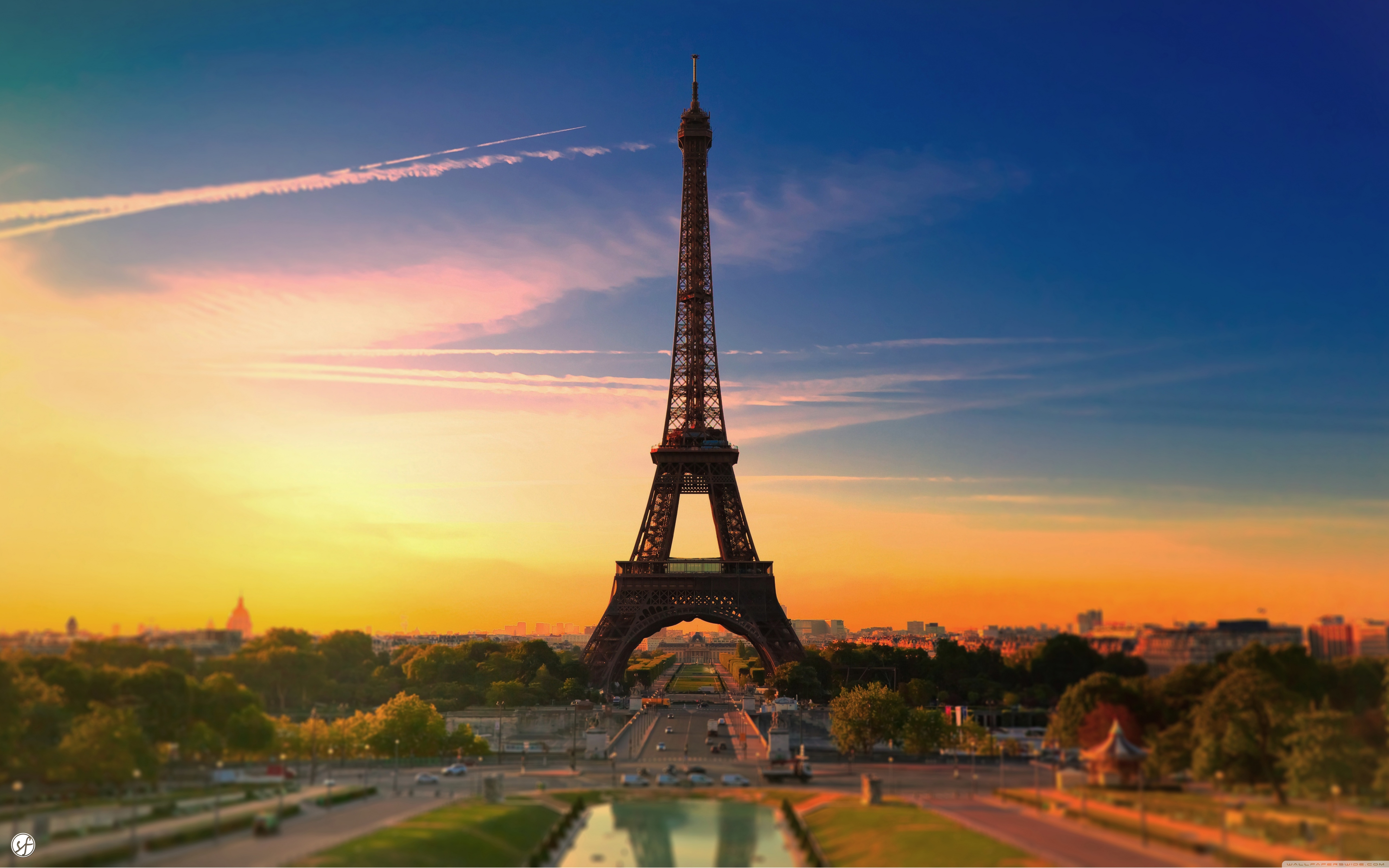 City Of Love Background - HD Wallpaper 