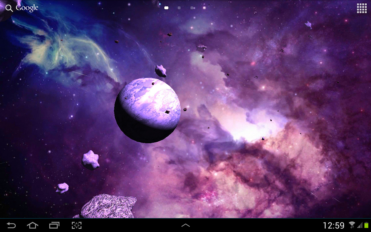 Asteroids 3d Live - HD Wallpaper 