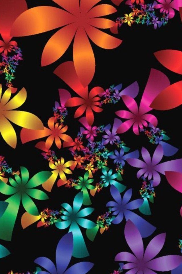 Keren Deh Pokoknya - Fractal Flowers - HD Wallpaper 
