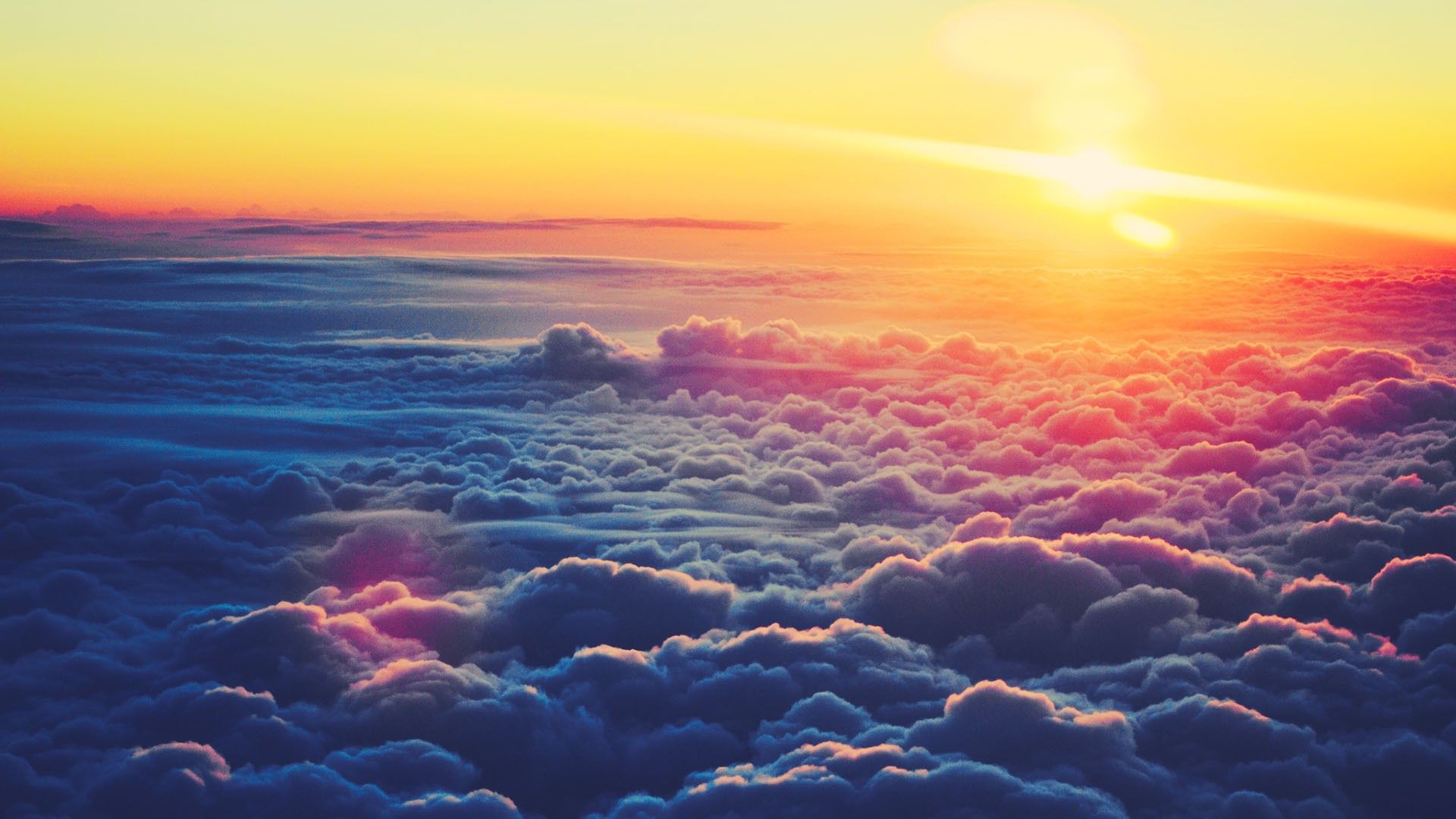 Sunrise Skyscapes Hd Wallpaper - Beautiful Clouds - 1920x1080 Wallpaper -  
