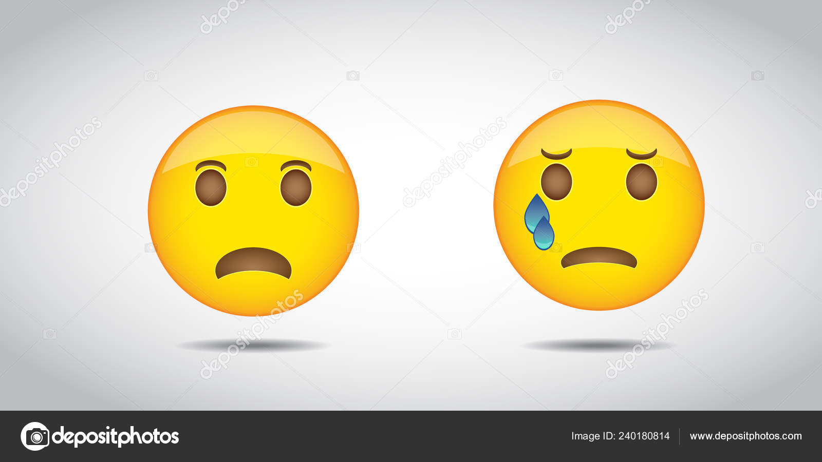 Sad Emoji - HD Wallpaper 