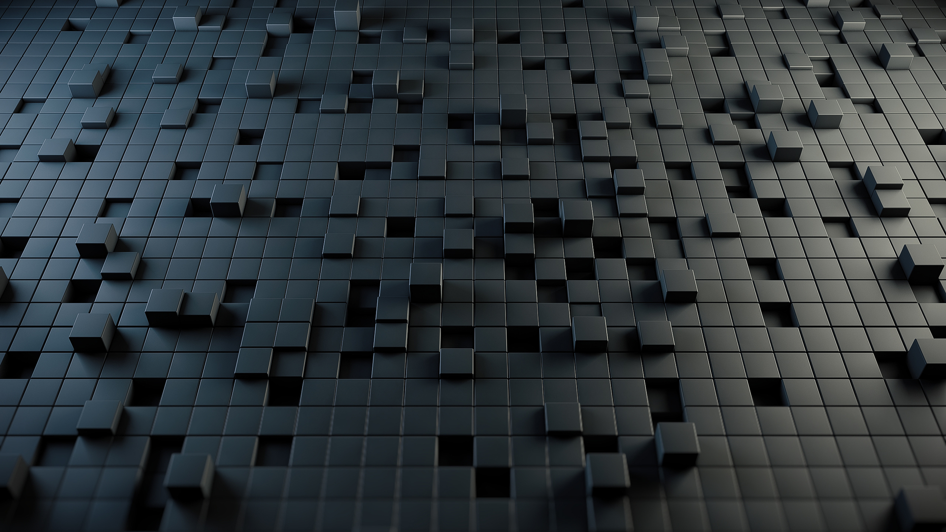 Black Cubes Wallpaper Full Hd - Cubes Hd - HD Wallpaper 