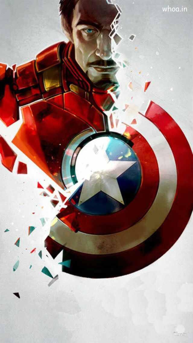 Marvel Avengers Photos,images And Hd Wallpapers - Tony Stark E Steve Rogers  - 640x1136 Wallpaper 