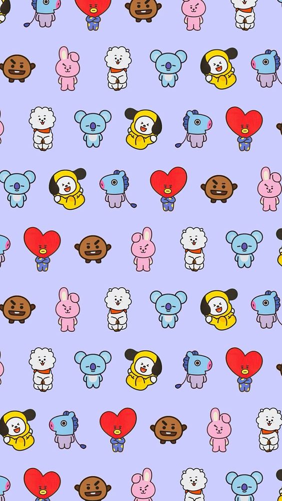 Bts Wallpaper - Bt21 Lockscreen - HD Wallpaper 