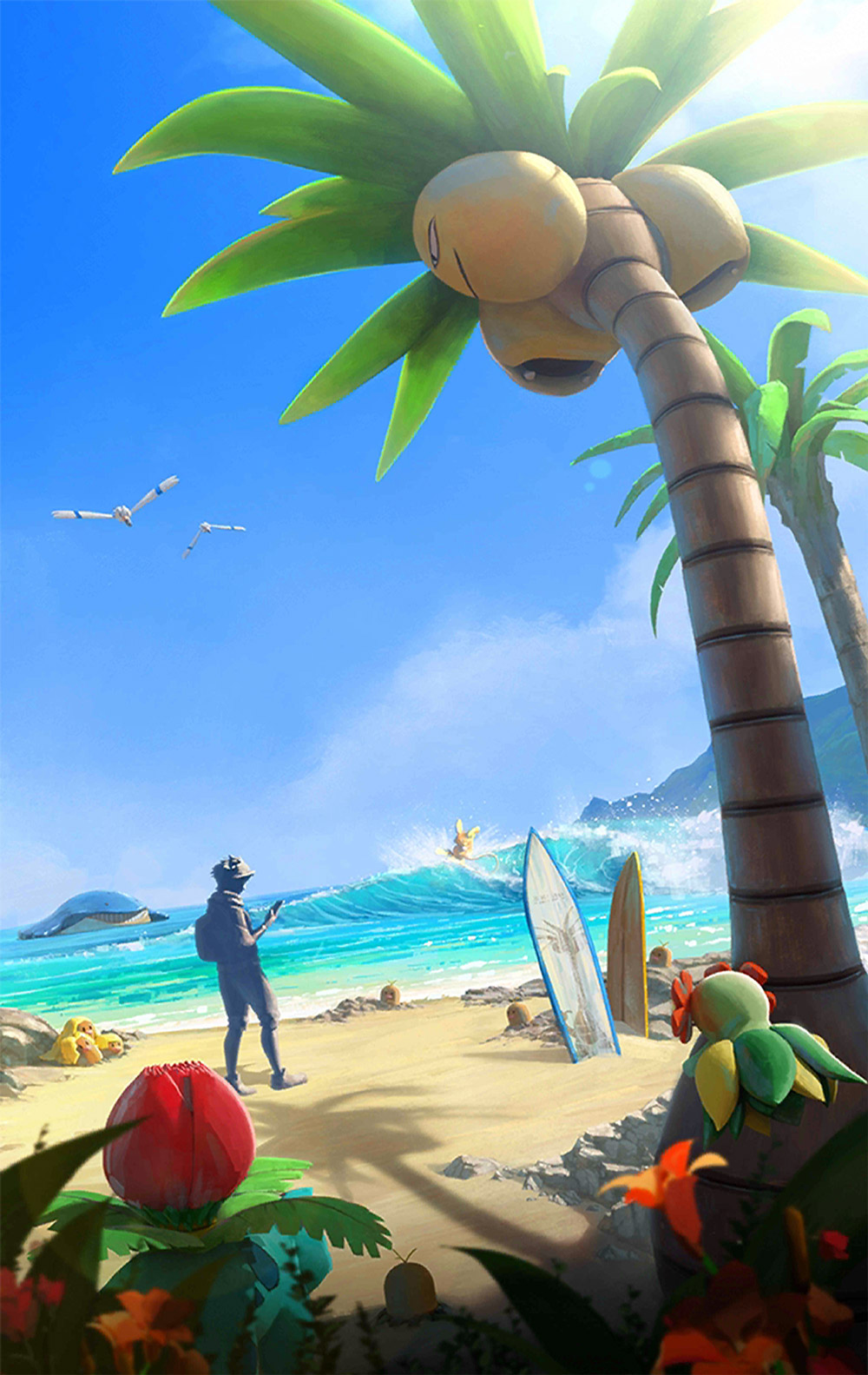 Pokemon Go Summer Loading Screen - HD Wallpaper 
