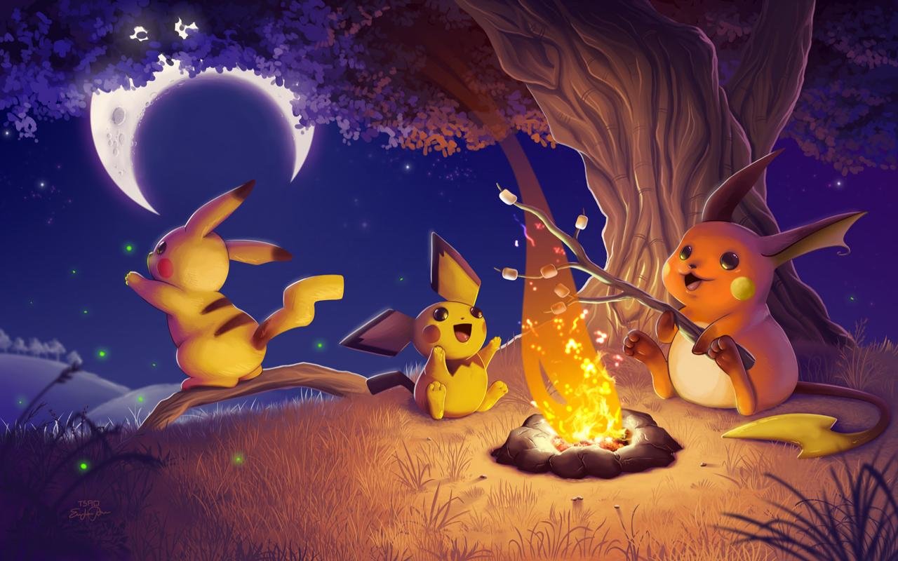 Free Download Pokemon Wallpaper Id - Pikachu And Raichu - HD Wallpaper 