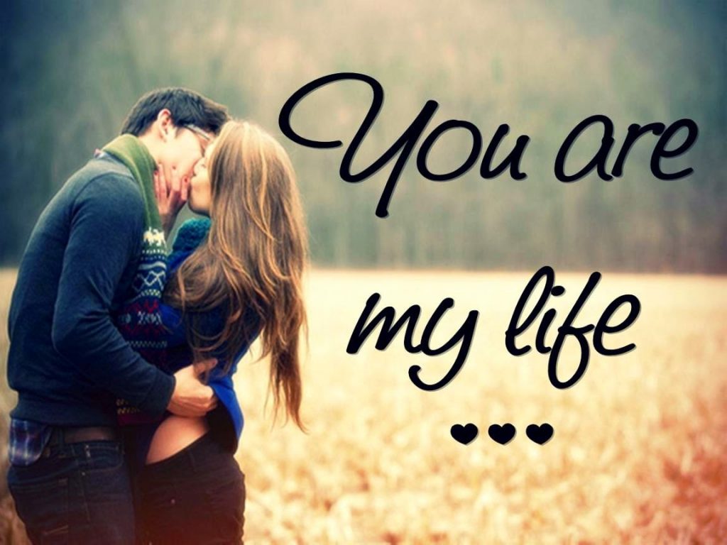 Love Couples With Quotes - HD Wallpaper 