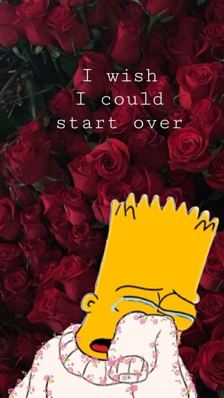 Pin On Sad Wallpaper 
 Data-src /img/1035317 - Sad Wallpapers Simpsons - HD Wallpaper 