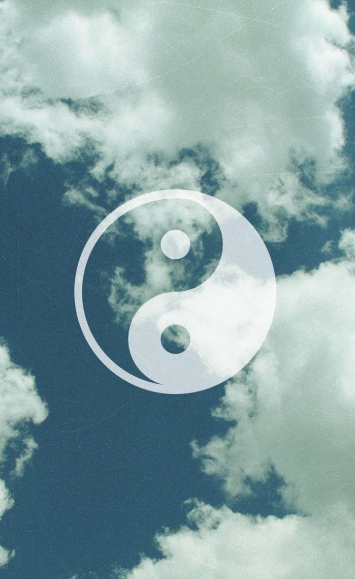 1000 Images About Tumblr On Pinterest - Yin Yang Fondo De Pantalla Hd -  699x1139 Wallpaper - teahub.io