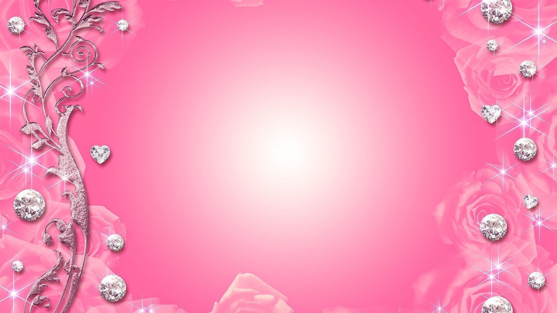 Pink Diamond Background - HD Wallpaper 