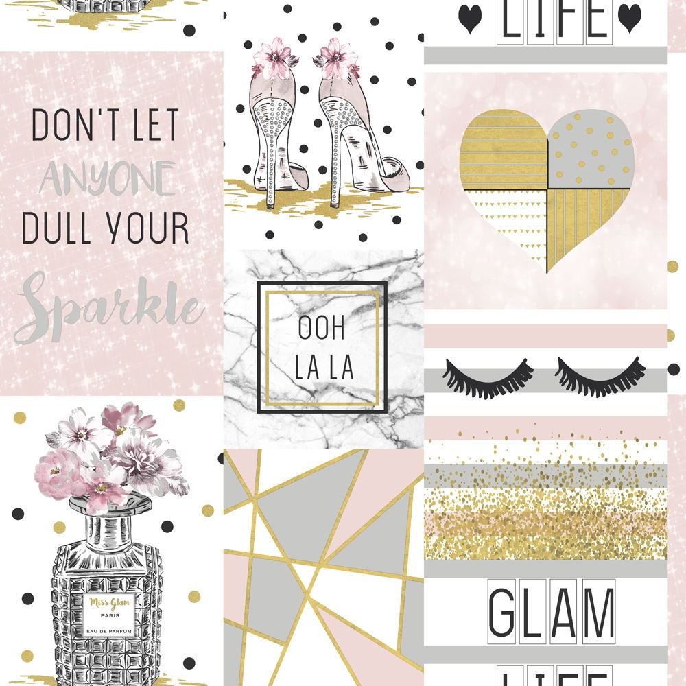 Pink And Gold Quotes - HD Wallpaper 